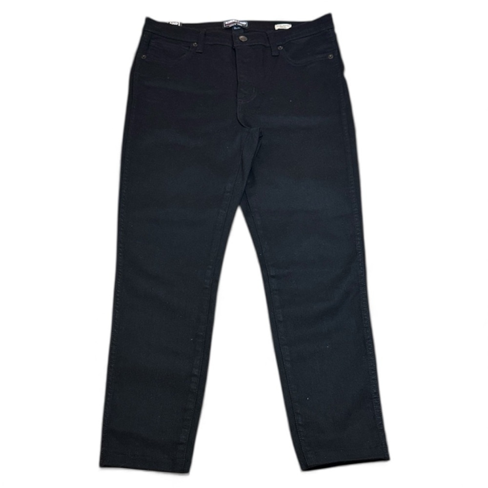 NWT Classic Black Mid-Rise Skinny Leg Jeans sz 10
